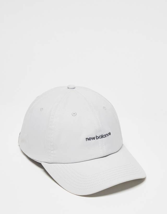 New Balance - linear logo cap in grey