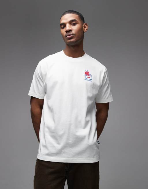 New Balance - Lobster Roll - T-shirt bianca, 3 di 5