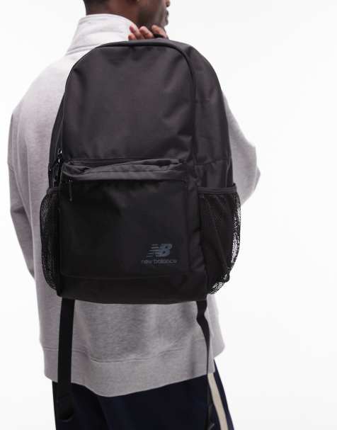 New Balance logo backpack in black - view 1