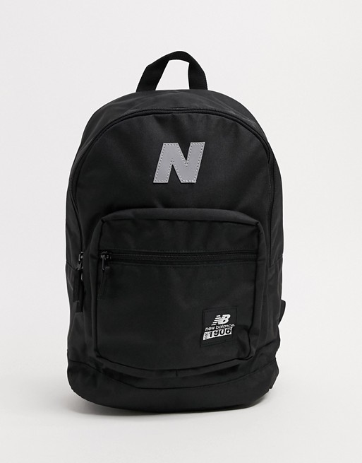 New Balance logo backpack in black