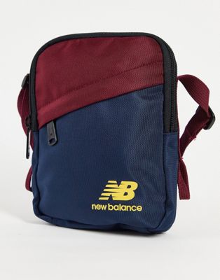 New Balance logo flight bag in navy