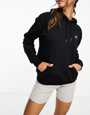 New Balance logo hooded sweatshirt in black | ASOS