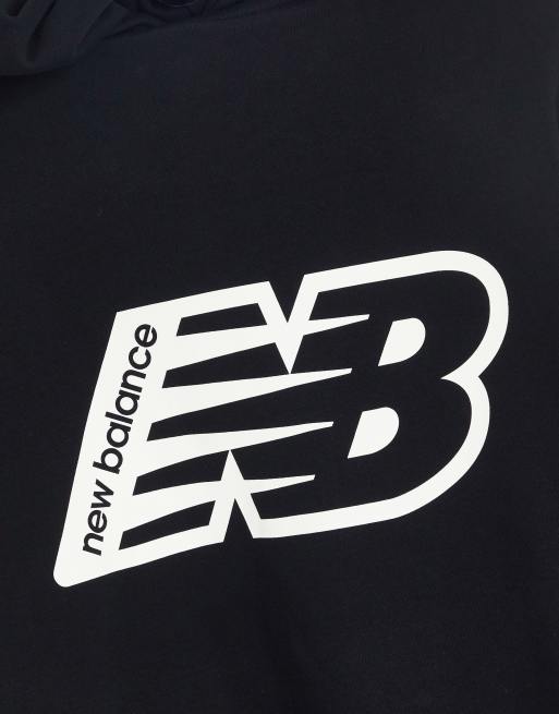 New balance logo outlet black