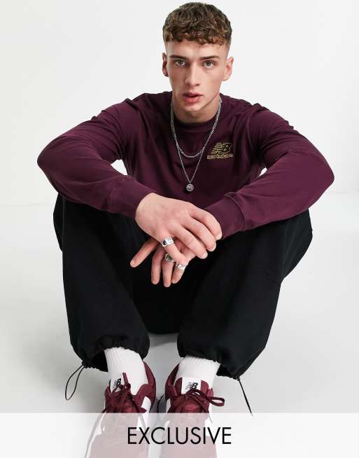 Burgundy new shop balance asos