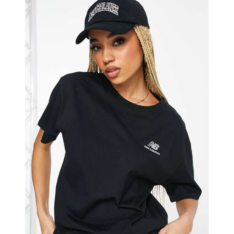 New balance t shirt black sale