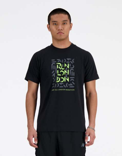 New Balance London edition graphic t-shirt in black