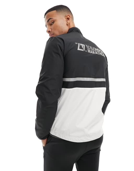 New Balance London edition marathon surplus jacket in black