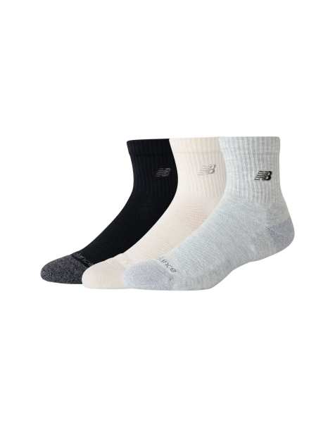 New Balance - Lot de 3 paires de chaussettes de sport de qualité supérieure - Noir et multicolore - view 1
