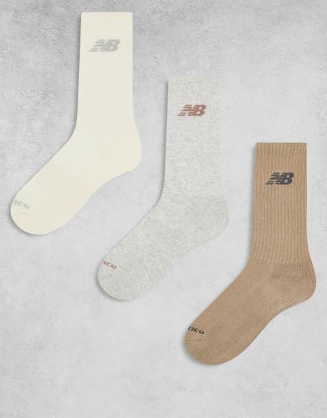 New Balance - Lot de 3 paires de chaussettes - Neutre clair - view 1