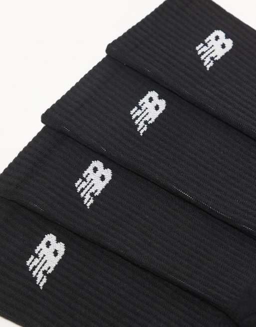 New Balance - Lot de 6 paires de chaussettes à logo gris - Noir, 3 de 3