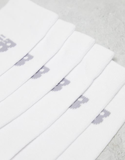 New Balance - Lot de 6 paires de chaussettes de sport - Blanc, 3 de 4