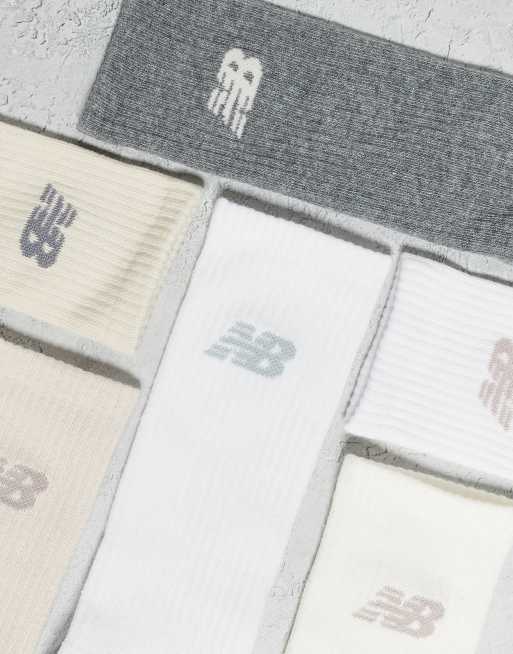 New Balance - Lot de 6 paires de chaussettes - Neutre clair , 3 de 3