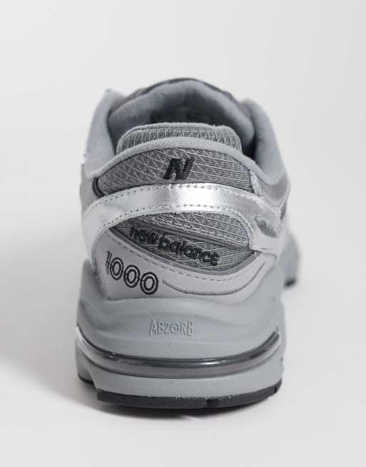 New Balance – M1000 – Sneaker in Metallic-Silber, 4 von 5