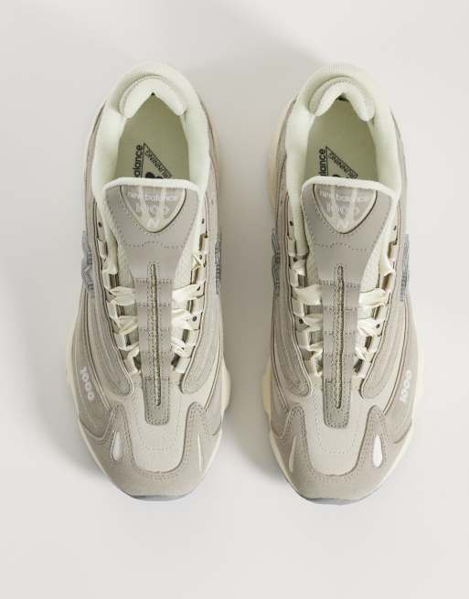 New Balance M1000 sneakers in light grey, 3 of 5