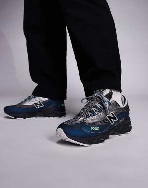 New Balance M1000 sneakers in teal and gray - view 1