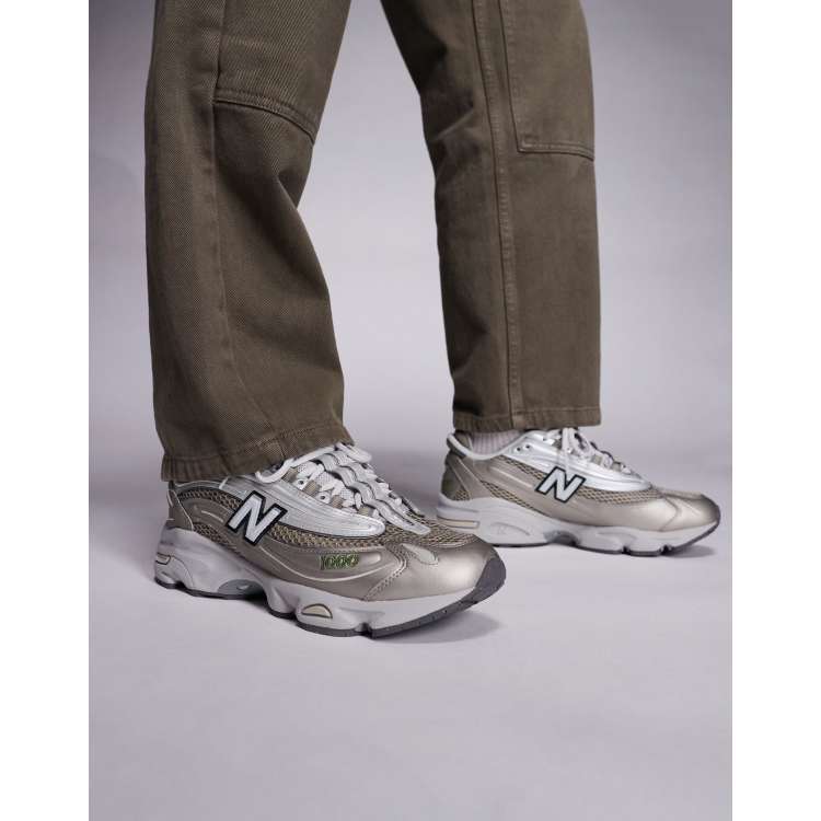 New Balance M1000 シルバー　29cm New Balance M1000 unisex sneakers in silver and beige | ASOS