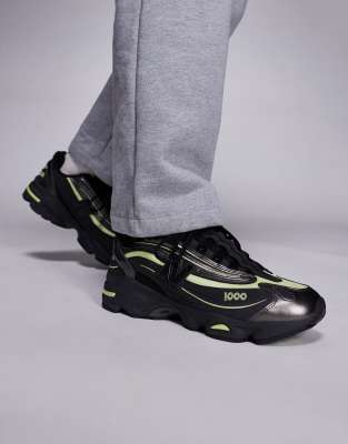  M1000 unisex trainers  and lime