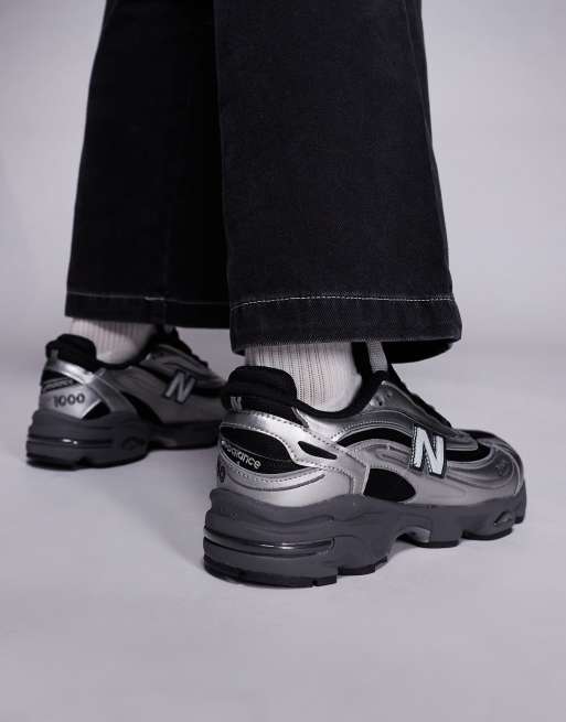 New Balance M1000 unisex trainers in chrome