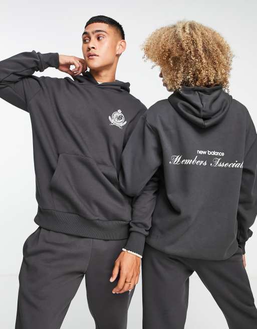 New Balance - Members Club - Uniseks hoodie in zwart