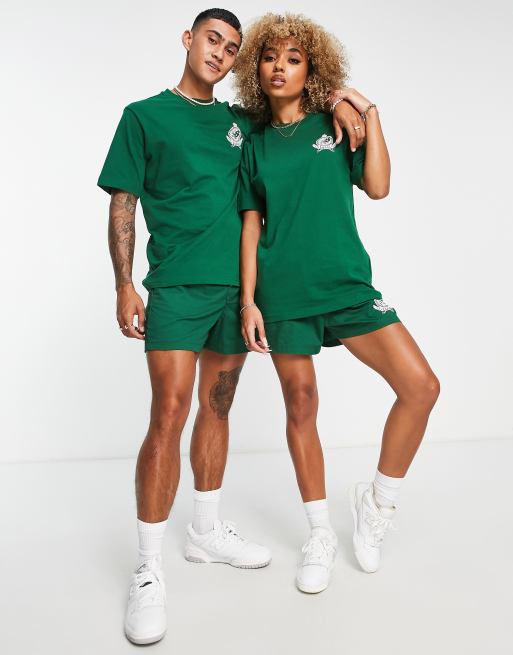 New Balance Members Club unisex t-shirt in dark green | ASOS