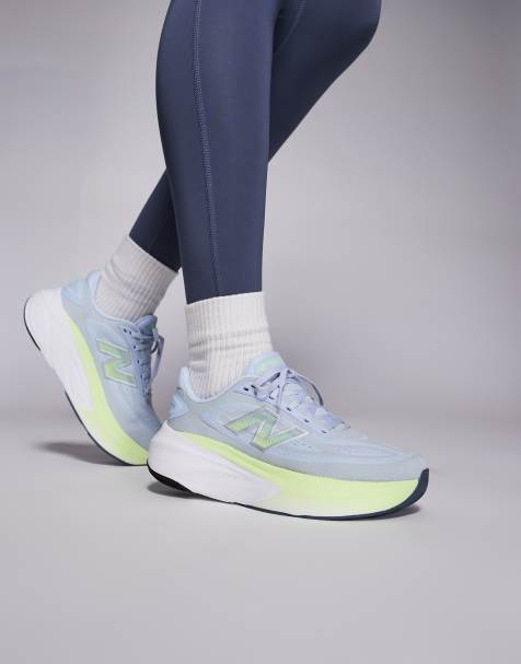 New Balance – More – Buty sportowe do biegania w kolorach niebieskim i neonowożółtym - view 1
