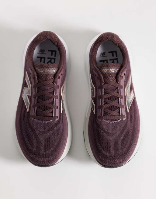 New Balance More dames løbesneakers i kirsebærrød, 2 af 5