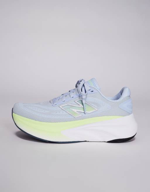 New Balance – More – Laufschuhe in Blau und Neongelb, 2 von 5