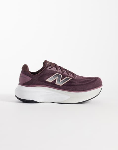 New Balance More womens running trainers in cherry red - view 1