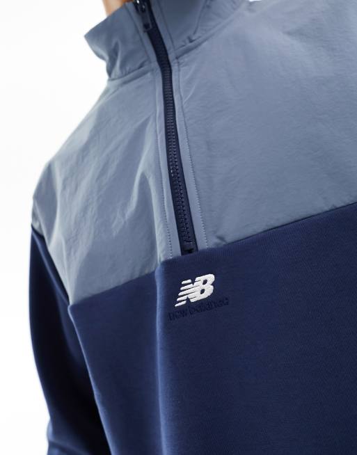 New balance tech shop train half zip jacket