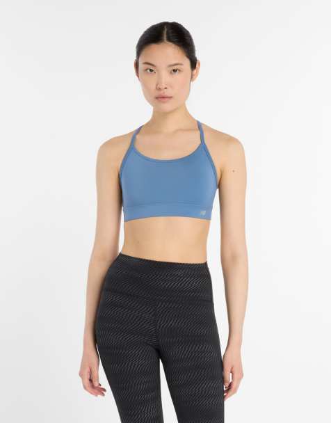 New Balance Nb essential yoga bra in blue - view 1