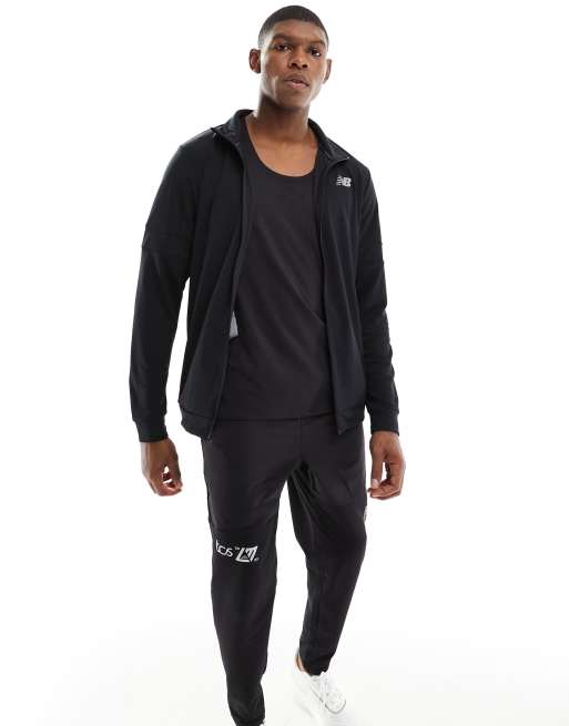 New balance knit training jacket best sale