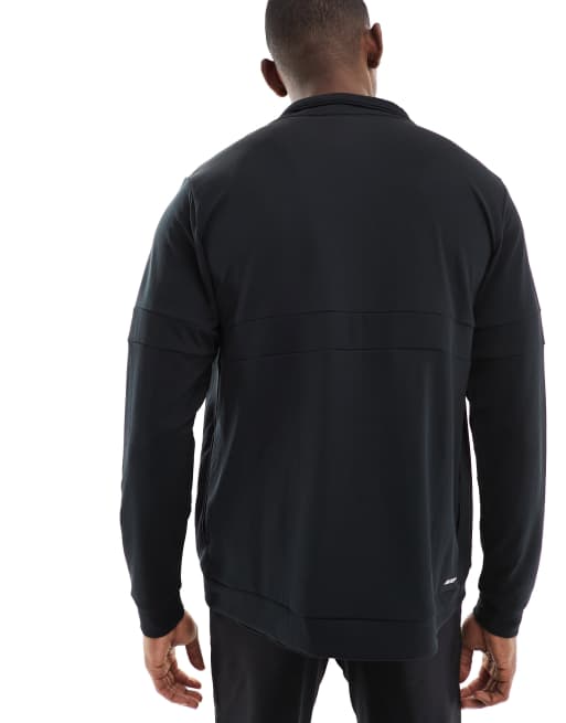 New Balance Nb tech training knit track jacket in black