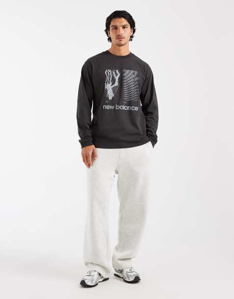 New Balance - Nocturnal - T-shirt met lange mouwen in zwart - view 1