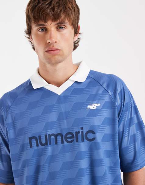New Balance - Numeric - Teamshirt in blauw - view 1