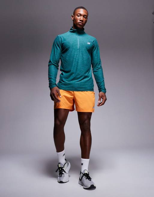 New Balance – Oberteil in Grün mit kurzem 1/4-Reißverschluss, 3 von 4