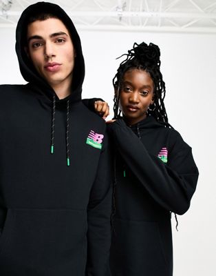 New Balance outdoors hoodie in black - ASOS Price Checker