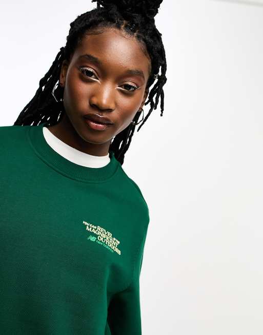 New Balance outdoors sweatshirt in green