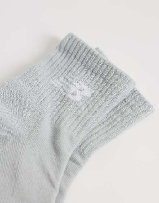 New Balance - Pakke med 3 par neutrale ankelsokker med logo , 3 af 3