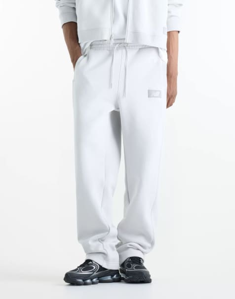 New Balance - pantalón de felpa Athletics en gris matter - view 1