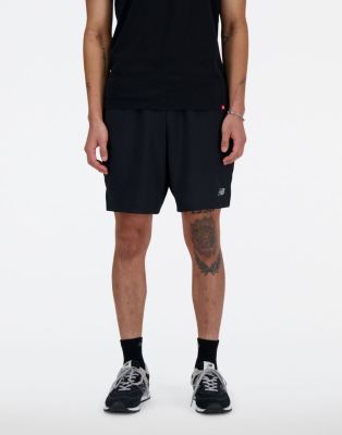 New Balance - Pantaloncini tecnici neri in maglia da 7" - view 1