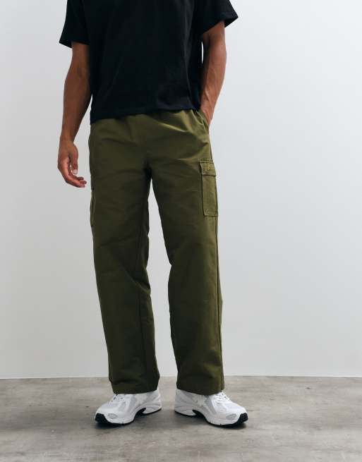 New Balance - Pantaloni cargo color alga wakame, 2 di 5