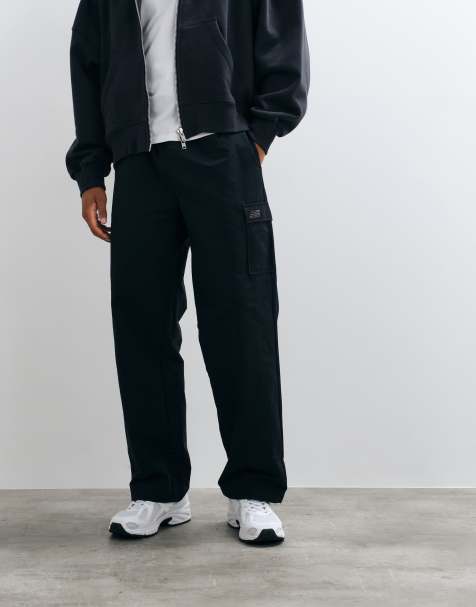 New Balance - Pantaloni cargo neri - view 1