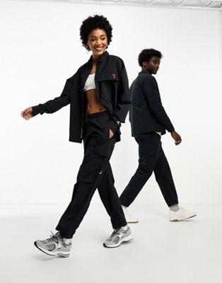 New Balance Part of the Family cargo trousers in black - exclusive to ASOS