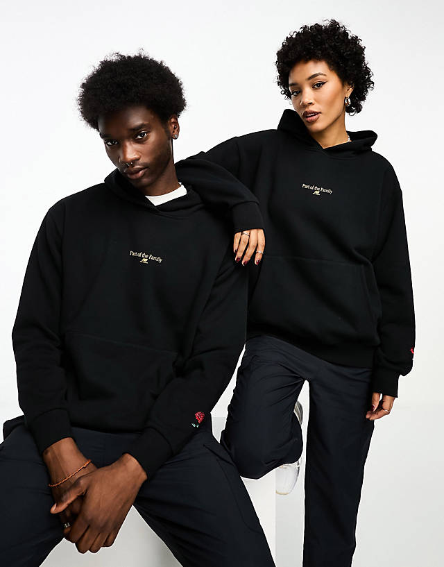 New Balance - part of the family hoodie in black - exclusive to asos