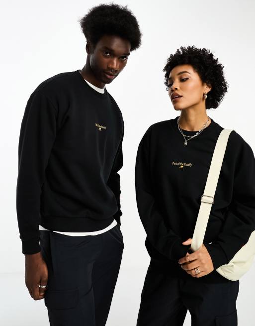 New Balance Part of the Family sweatshirt in black - exclusive to ASOS ...