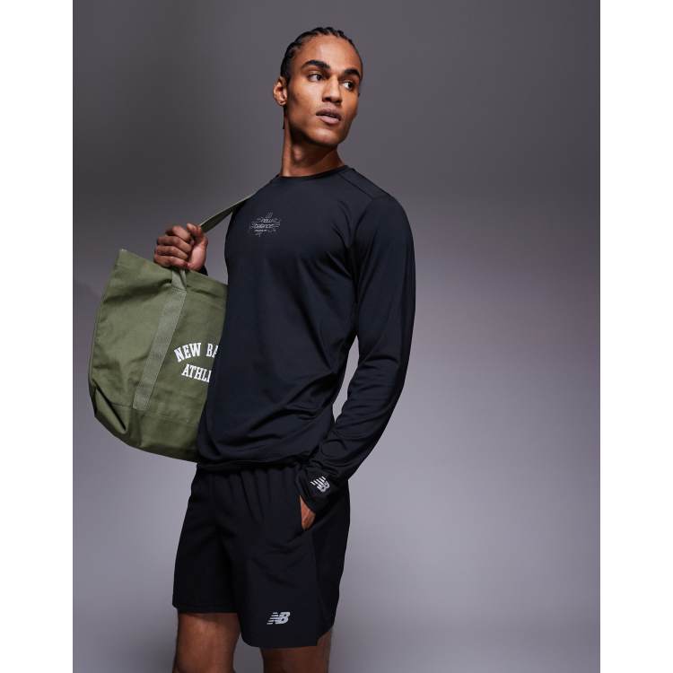 New Balance performance inch shorts in black ASOS