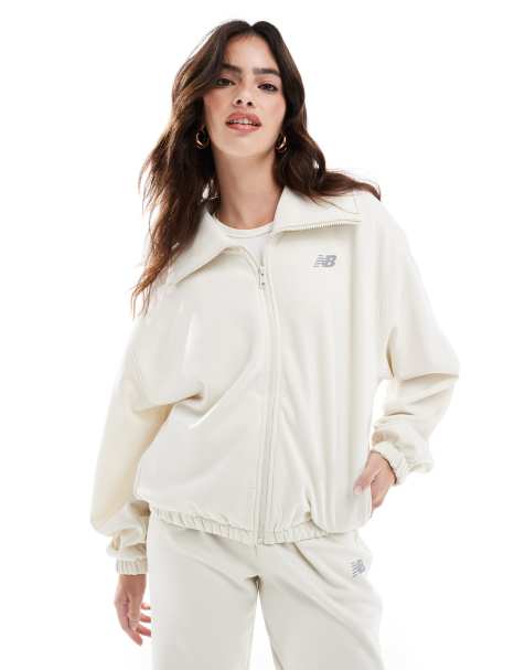 New Balance Performance fleece full zip in beige - view 1