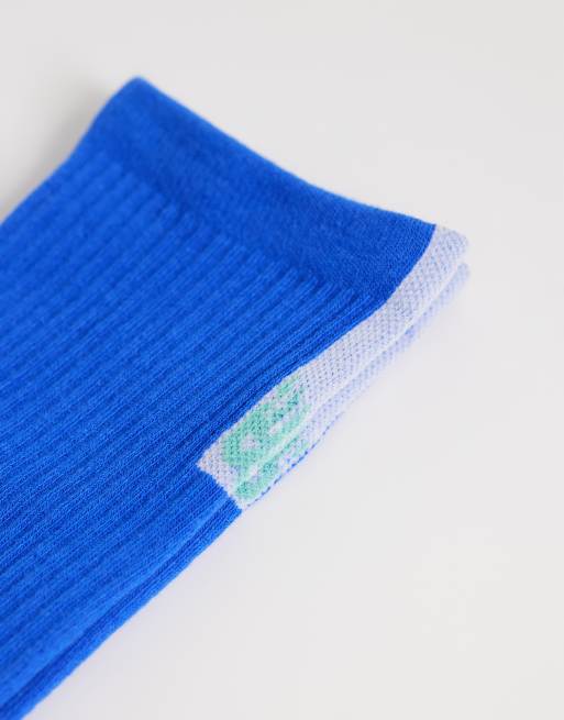 New Balance performance logo ankle sock 3 pack in multi, 2 of 3