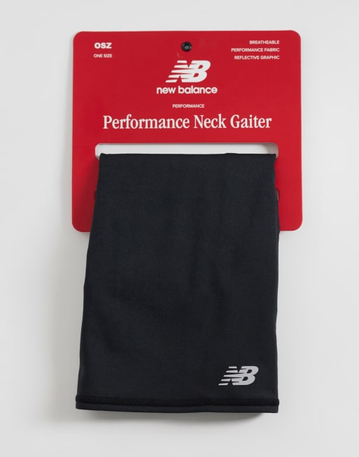 New Balance performance neck gaiter in black  , 3 of 3