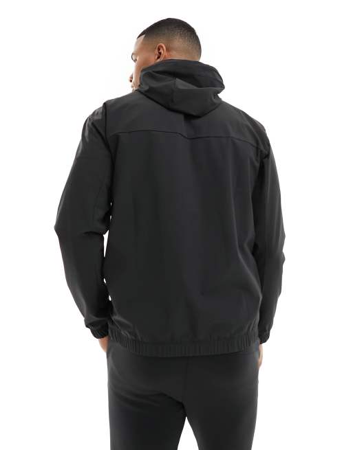 New Balance – Performance – Svart vävd jacka med dragkedja, 3 av 4